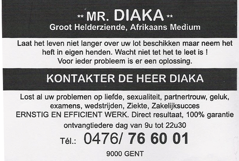 Monsieur DIAKA, Belgique