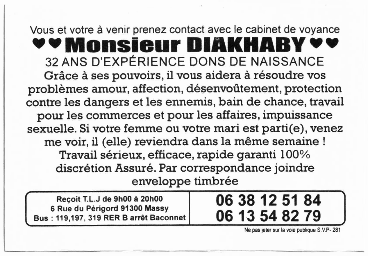 Cliquez pour voir la fiche détaillée de DIAKHABY