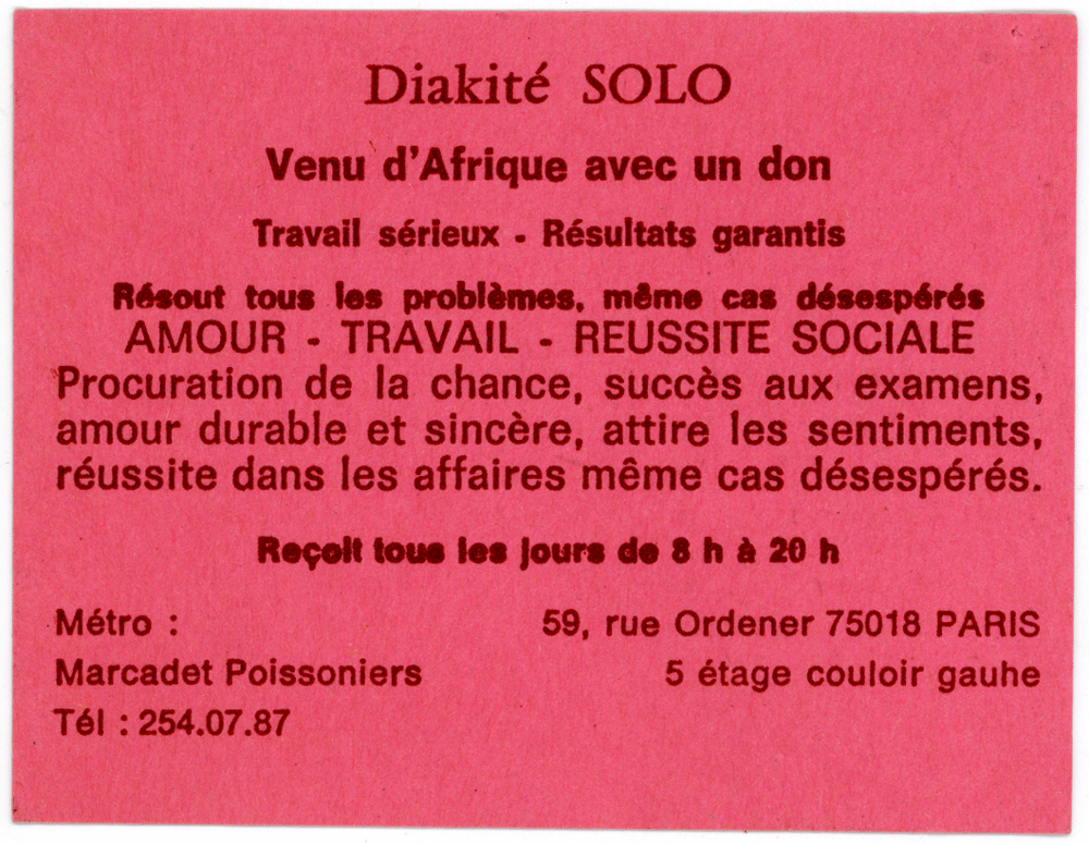  Diakité SOLO, Paris