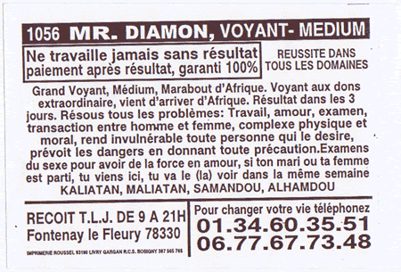 Monsieur DIAMON, Yvelines