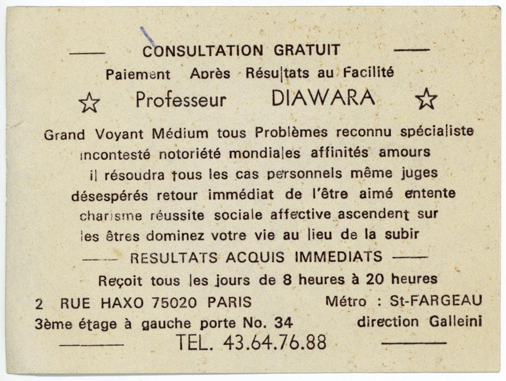 Cliquez pour voir la fiche détaillée de DIAWARA
