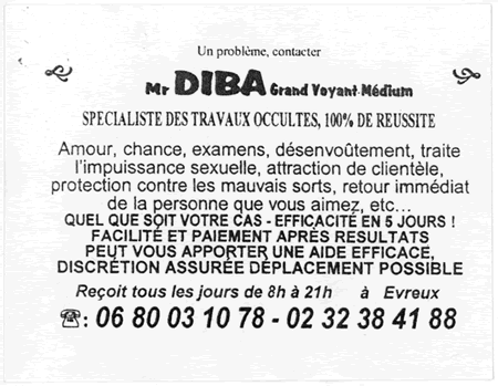 Monsieur DIBA, Eure