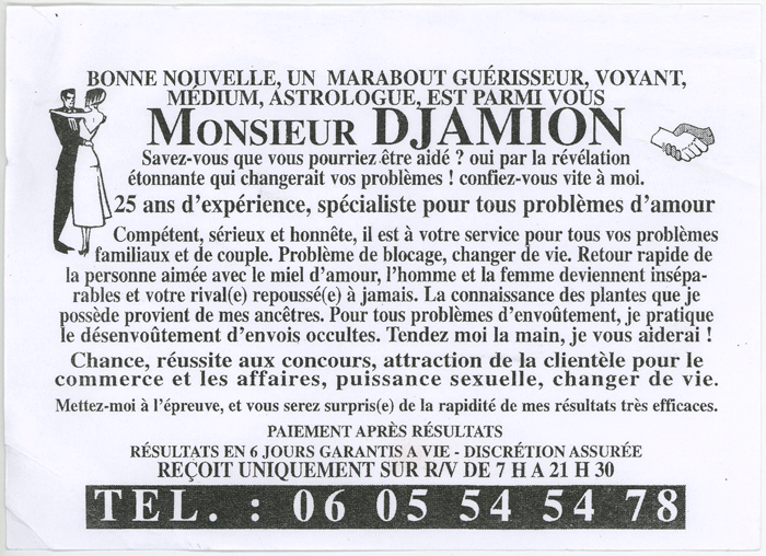 Monsieur DJAMION, (indéterminé)