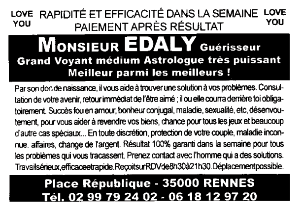 Cliquez pour voir la fiche détaillée de EDALY