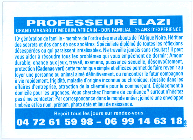 Professeur ELAZI, Lyon