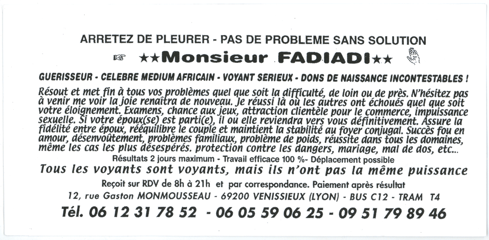 Cliquez pour voir la fiche détaillée de FADIADI