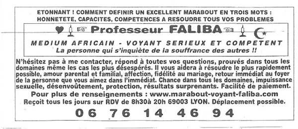 Professeur FALIBA, Lyon