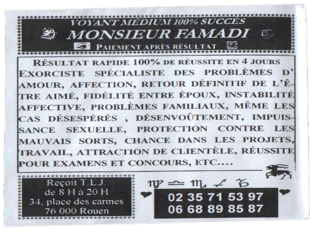 Monsieur FAMADI, Rouen