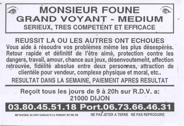 Monsieur FOUNE, Dijon