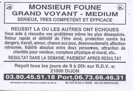 Monsieur FOUNE, Dijon