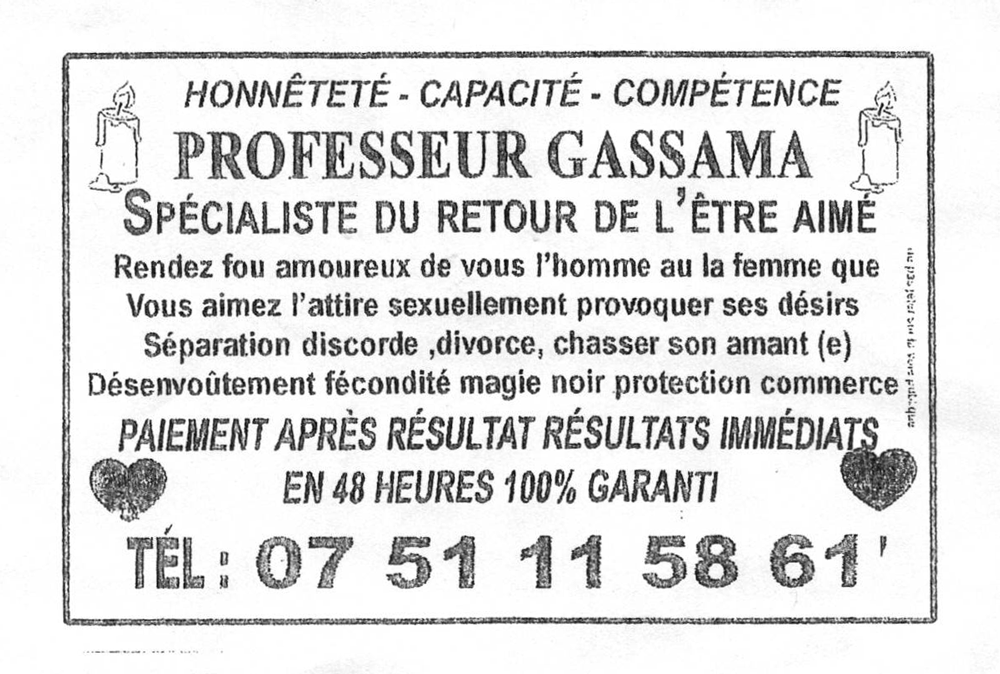 Cliquez pour voir la fiche détaillée de GASSAMA