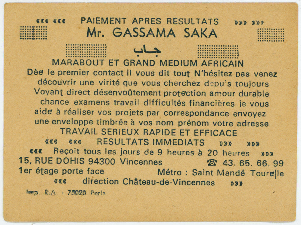 Monsieur GASSAMA SAKA, Val de Marne
