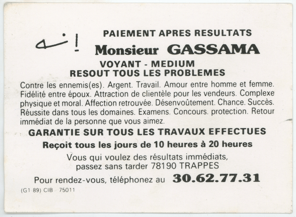 Monsieur GASSAMA, Yvelines