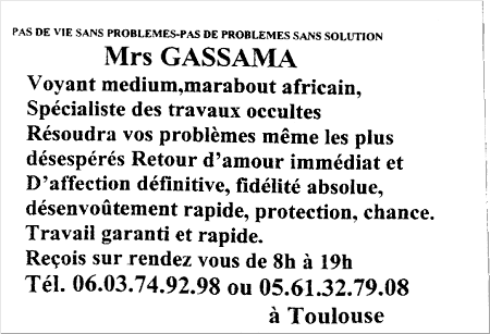 Monsieur GASSAMA, Toulouse