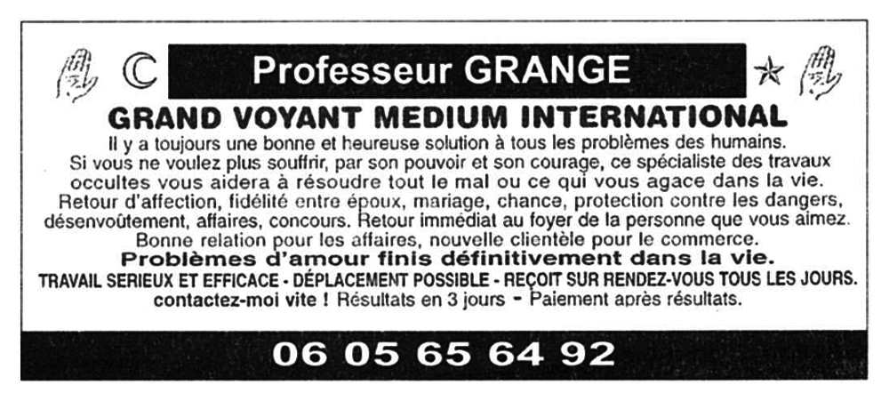 Cliquez pour voir la fiche détaillée de GRANGE