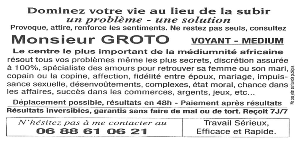 Monsieur GROTO, (indéterminé)