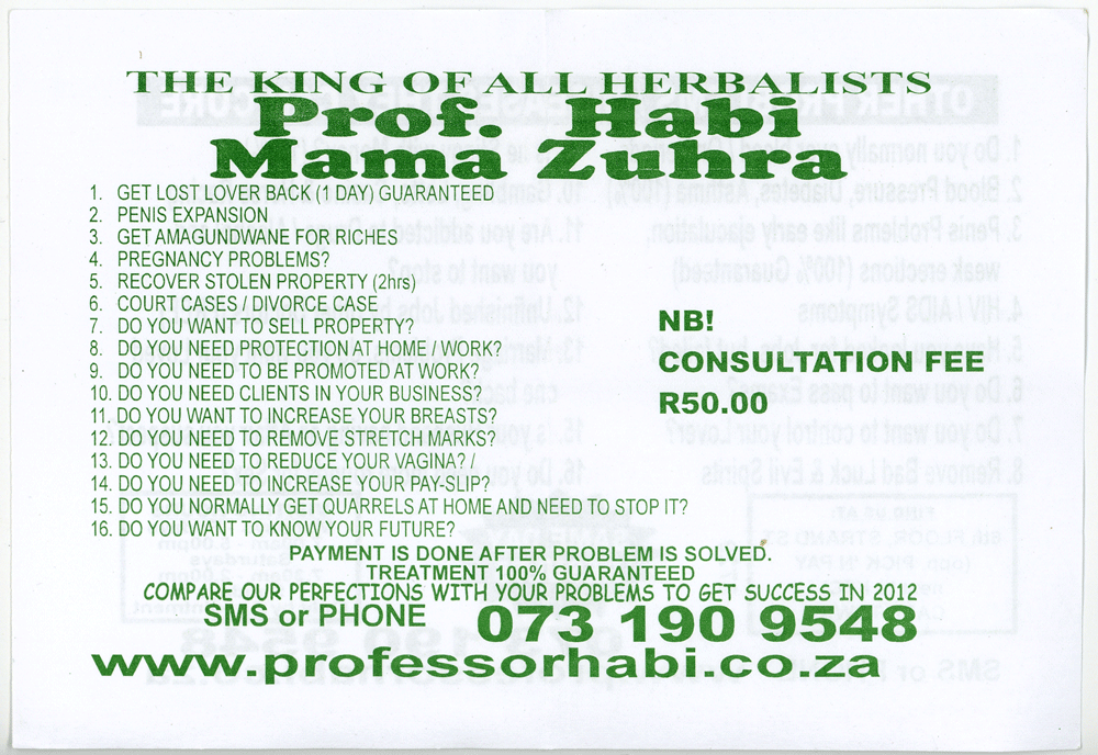 Professeur Habi Mama Zuhra, Afrique du Sud