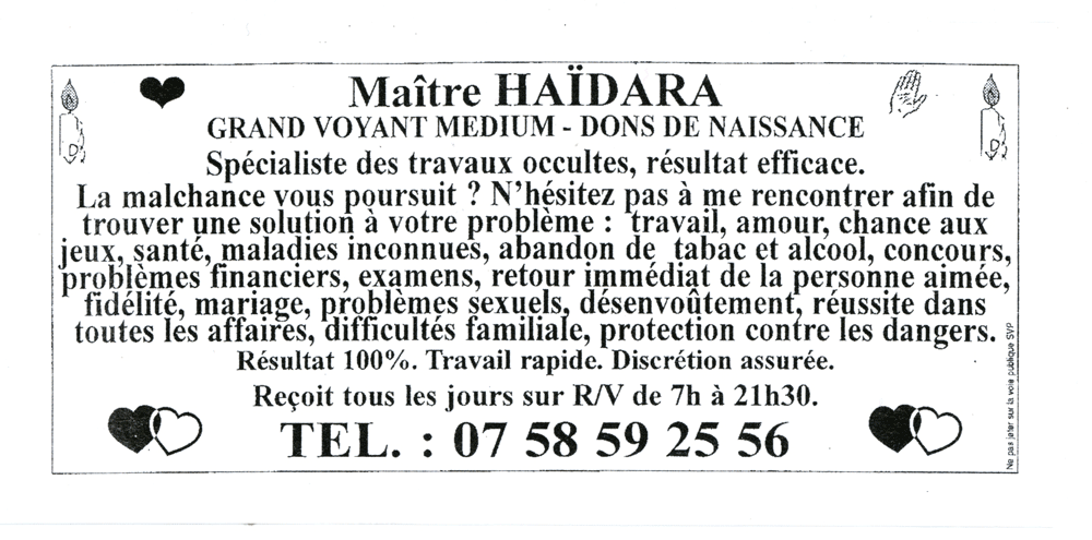 Cliquez pour voir la fiche détaillée de HAÏDARA