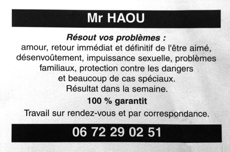 Monsieur HAOU, Haut-Rhin