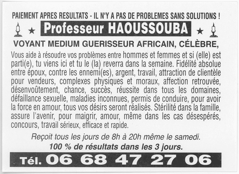 Professeur HAOUSSOUBA, Grenoble