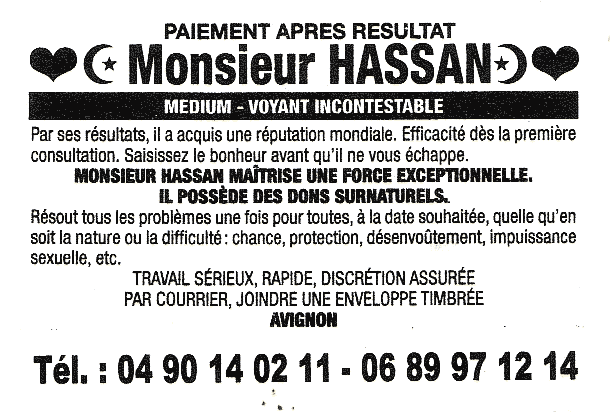Monsieur HASSAN, Avignon