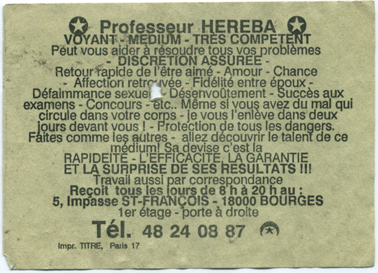 Professeur HEREBA, Bourges