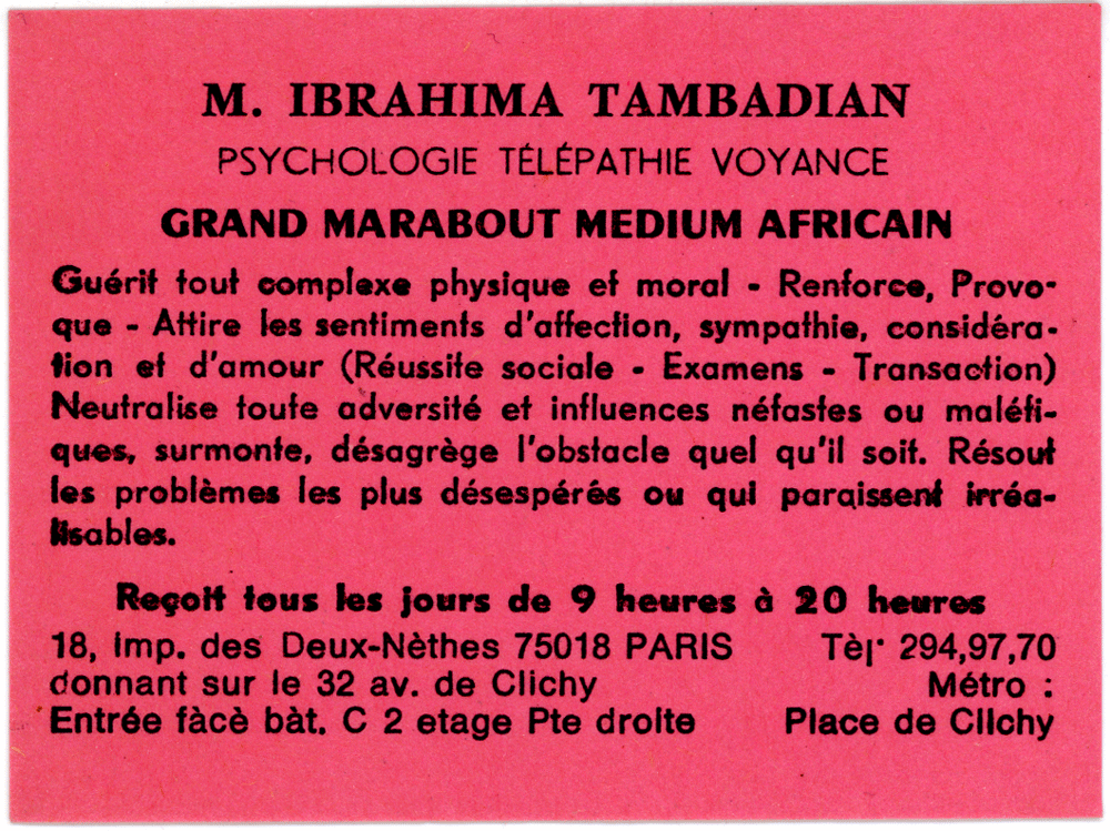 Monsieur IBRAHIM TAMBADIAN, Paris