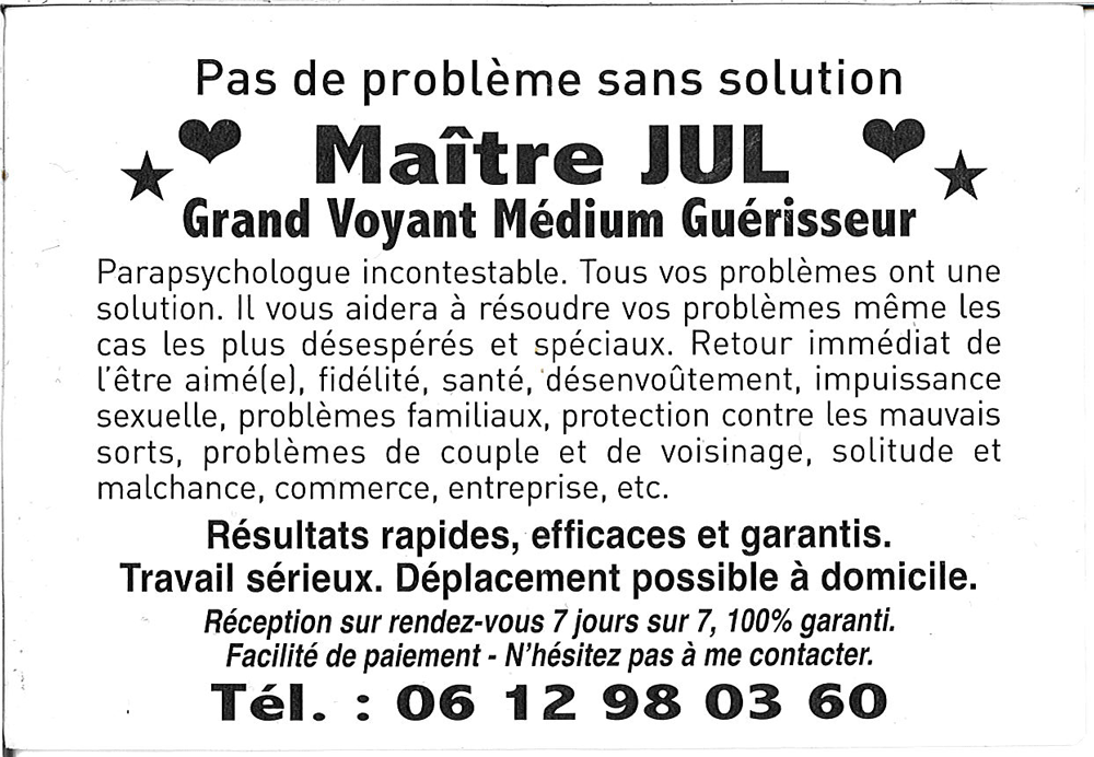 Maître JUL, (indéterminé)