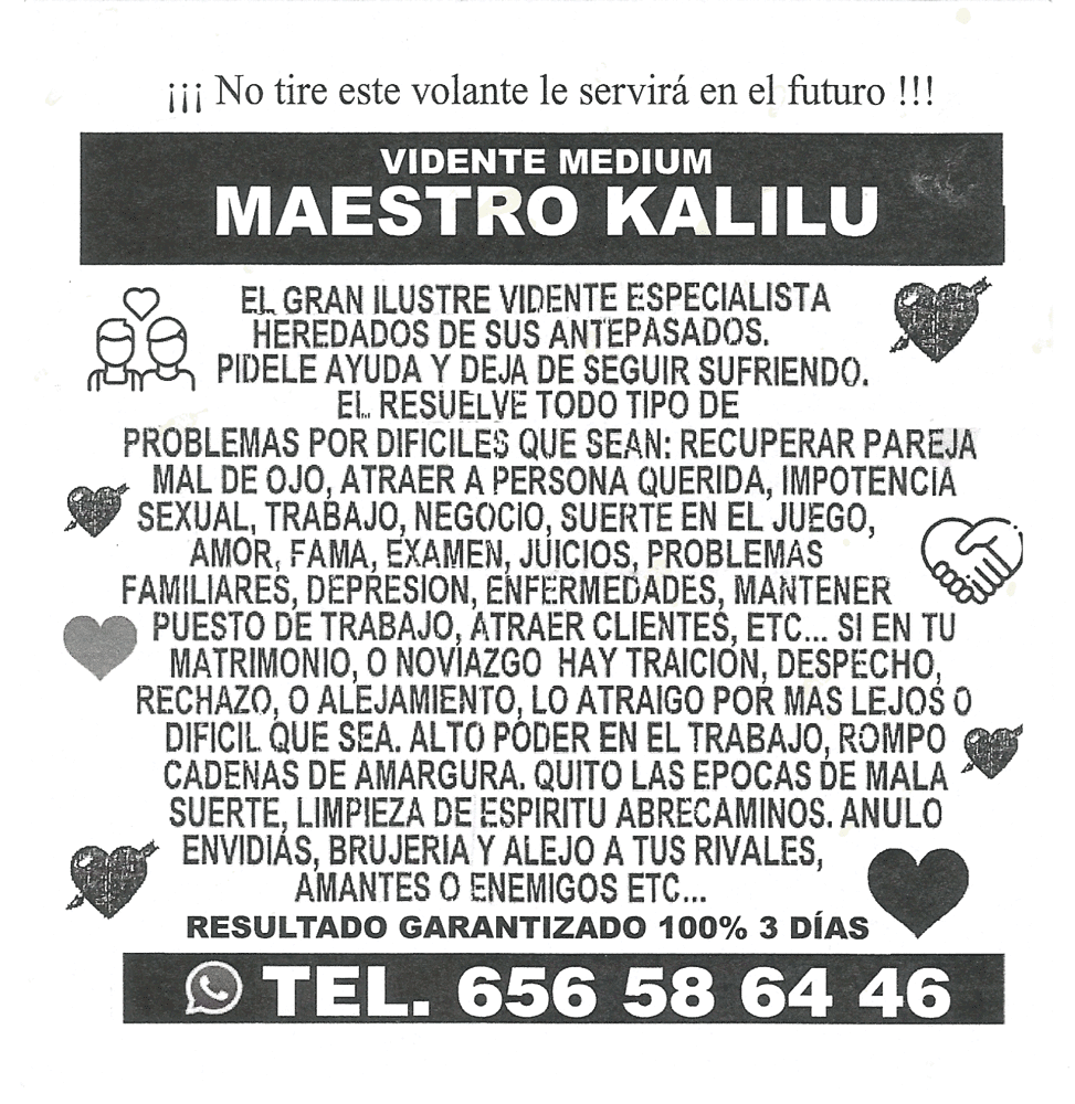 Maître KALILU, Espagne