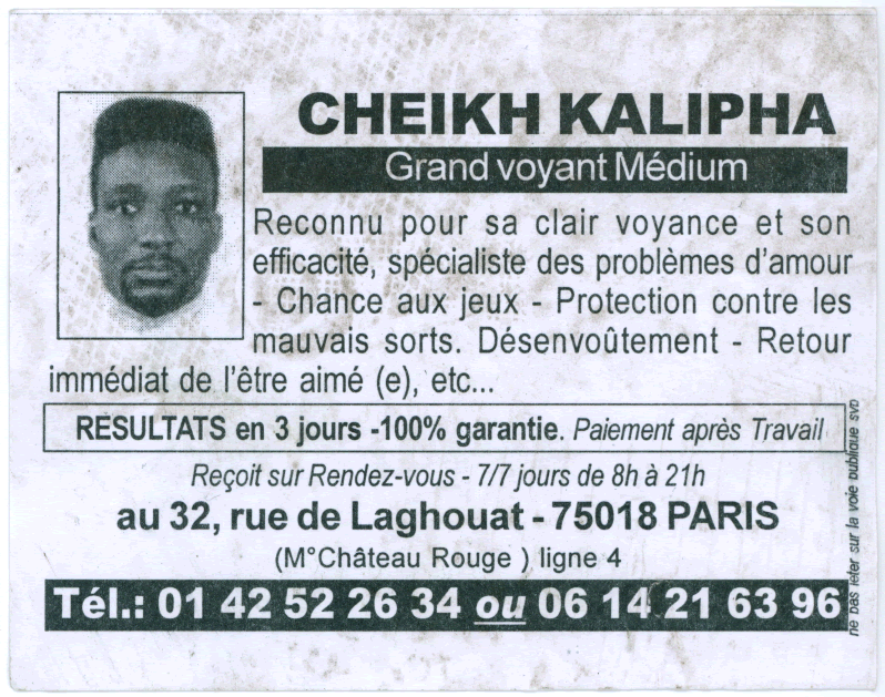 Cheikh KALIPHA, Paris