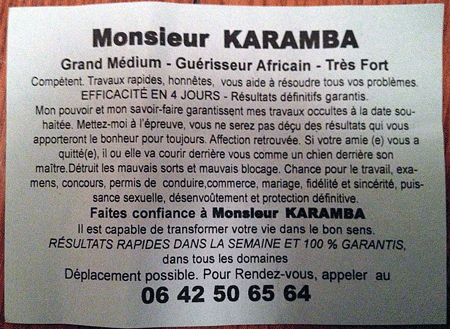Monsieur KARAMBA, Loire Atlantique