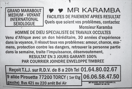 Monsieur KARAMBA, Seine-et-Marne