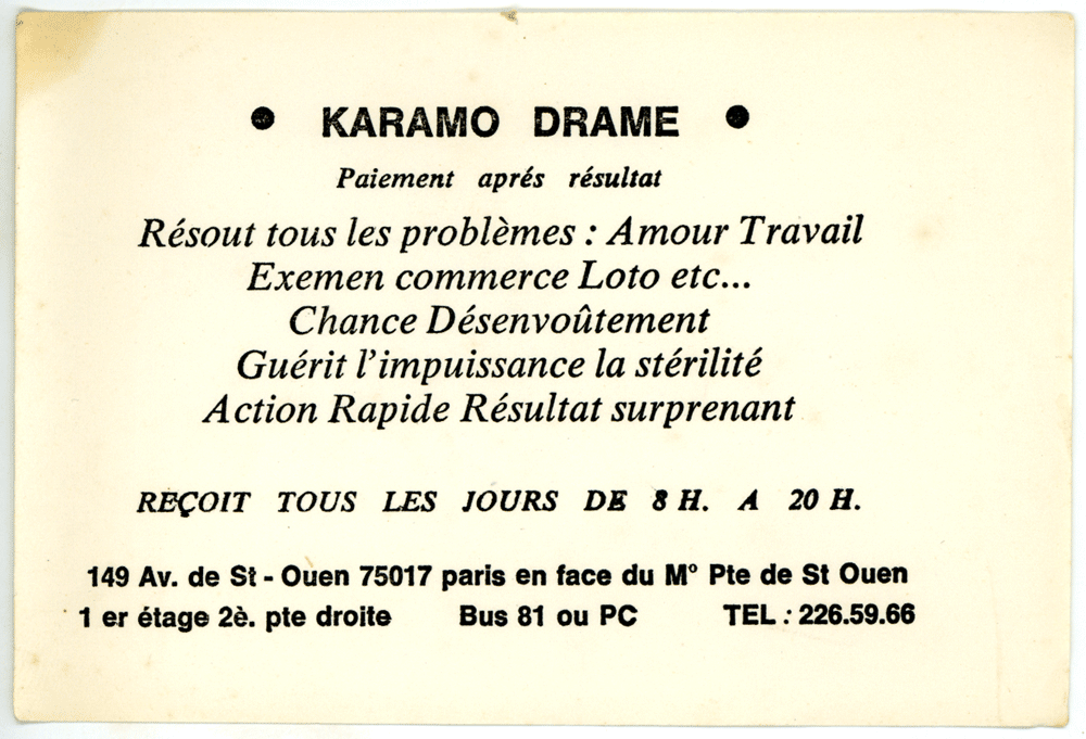 KARAMO DRAME, Paris