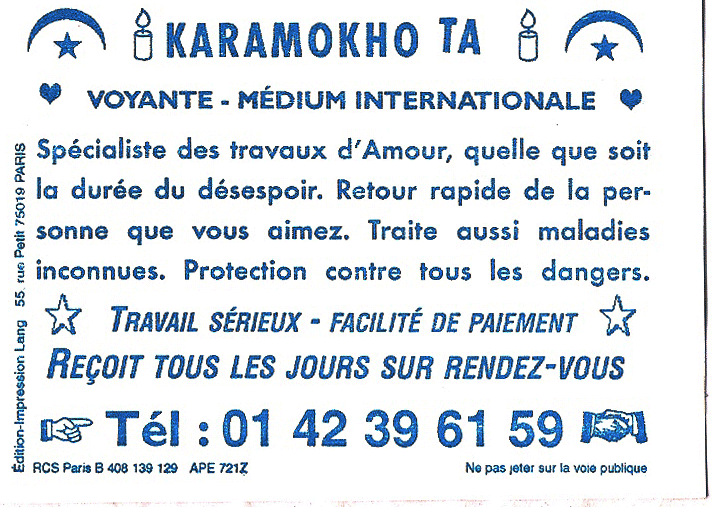 Cliquez pour voir la fiche détaillée de KARAMOKHO TA