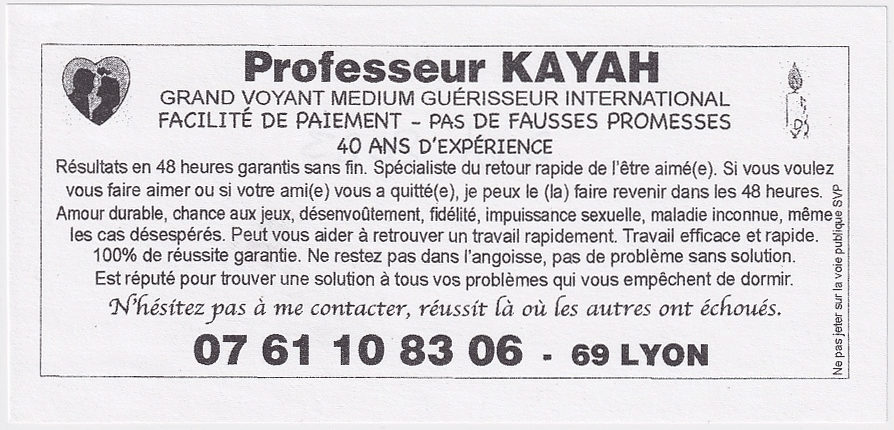 Cliquez pour voir la fiche détaillée de KAYAH