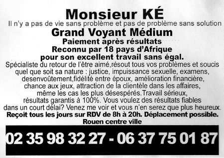 Monsieur KÉ, Rouen