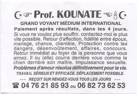 Professeur KOUNATE, Grenoble
