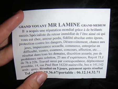 Monsieur LAMINE, Nancy