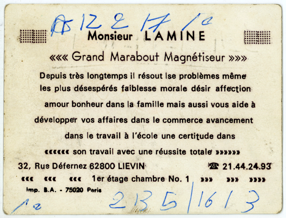 Monsieur LAMINE, Lens