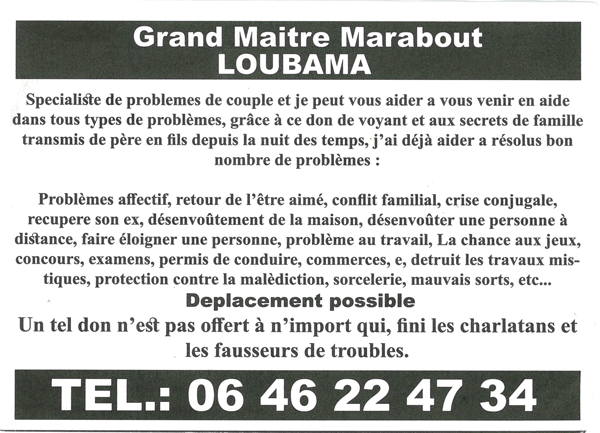 Maître LOUBAMA, Val de Marne