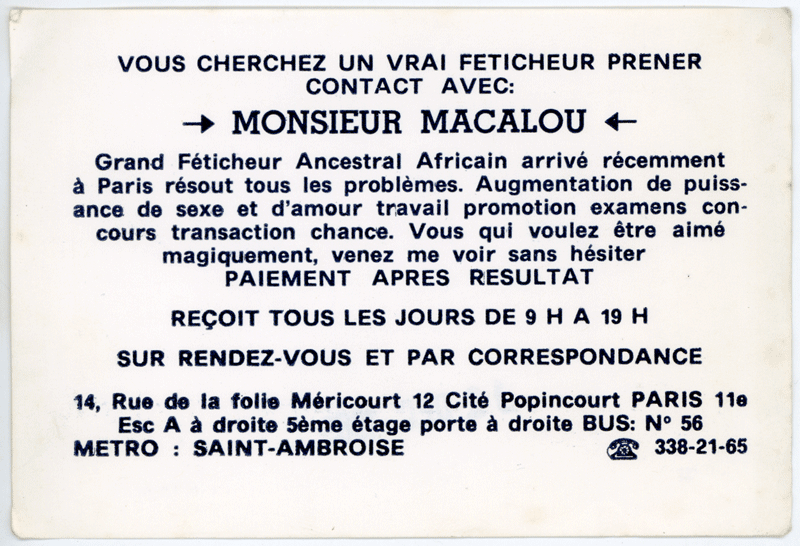 Cliquez pour voir la fiche détaillée de MACALOU