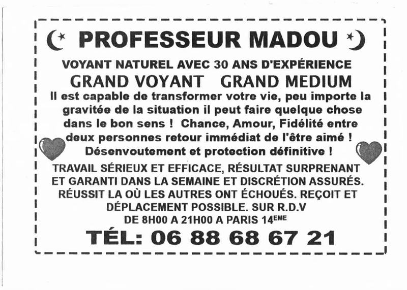 Professeur MADOU, Saint-Etienne
