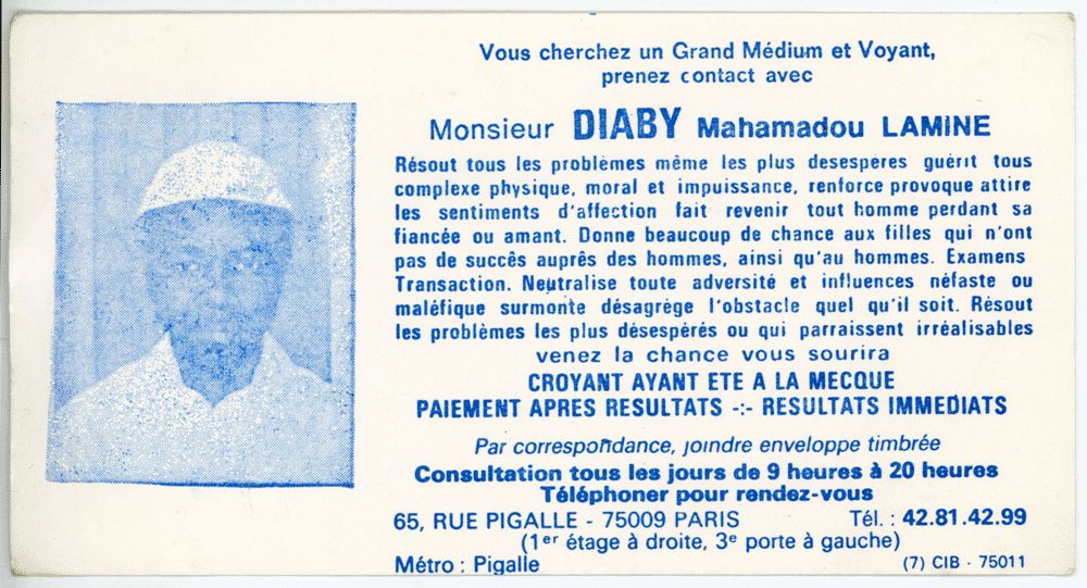 Monsieur DIABY Mahamadou LAMINE, Paris