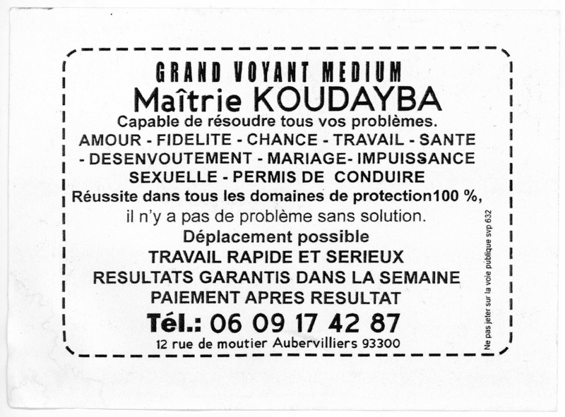 Maître KOUDAYBA, Seine St Denis