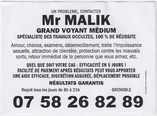 Cliquez pour voir la fiche détaillée de MALIK