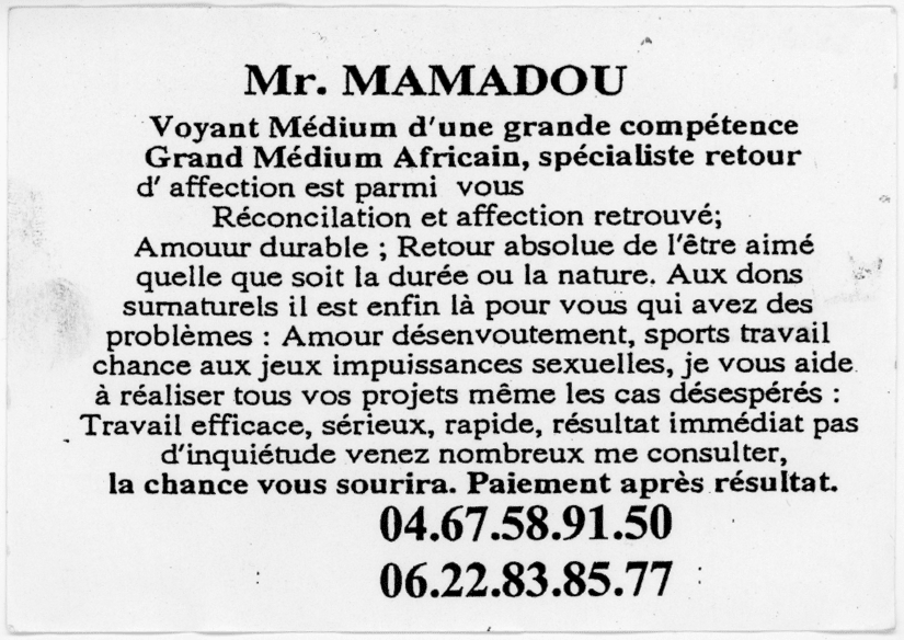 Monsieur MAMADOU, Lyon