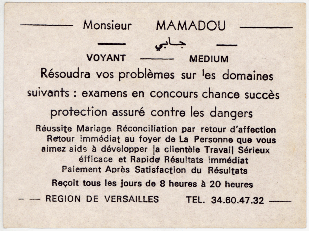 Monsieur MAMADOU, Yvelines
