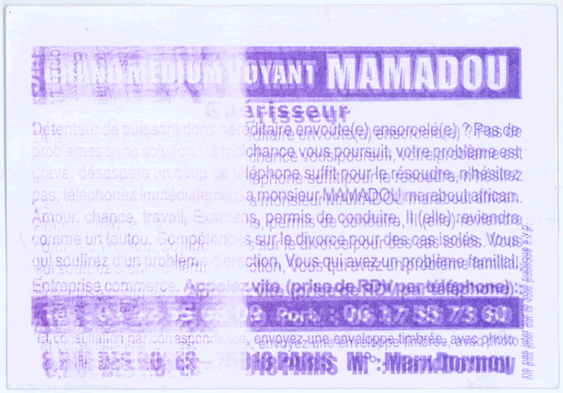 Cliquez pour voir la fiche détaillée de MAMADOU