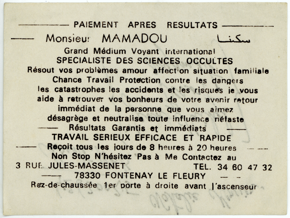 Monsieur MAMADOU, Yvelines