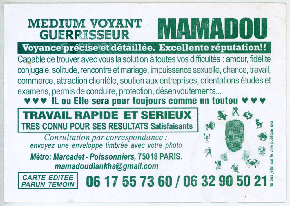  MAMADOU, Paris